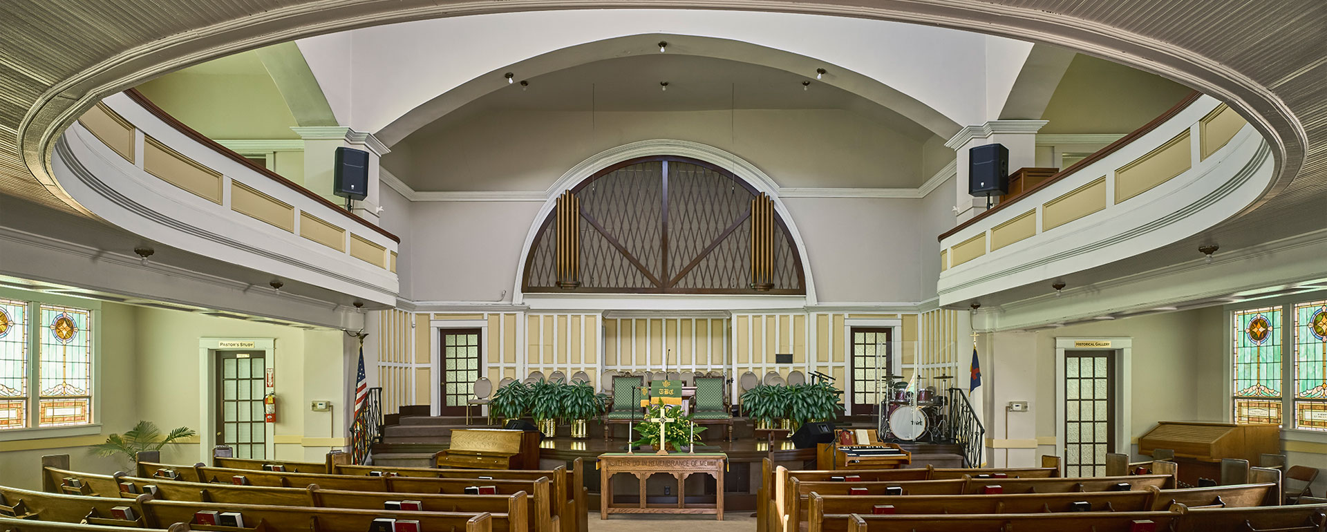 Tabernacle Baptist Church sanctuary
