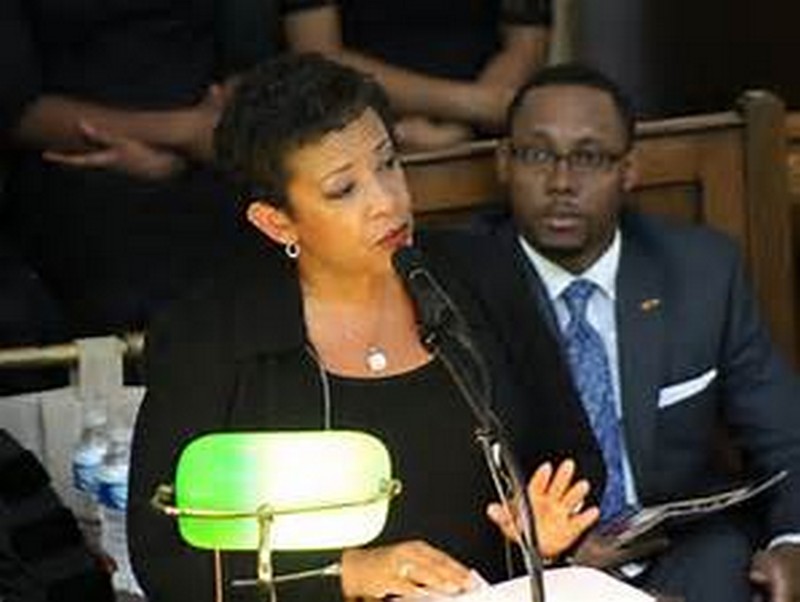 Pastor Culliver with Attorney General Loretta Lynch